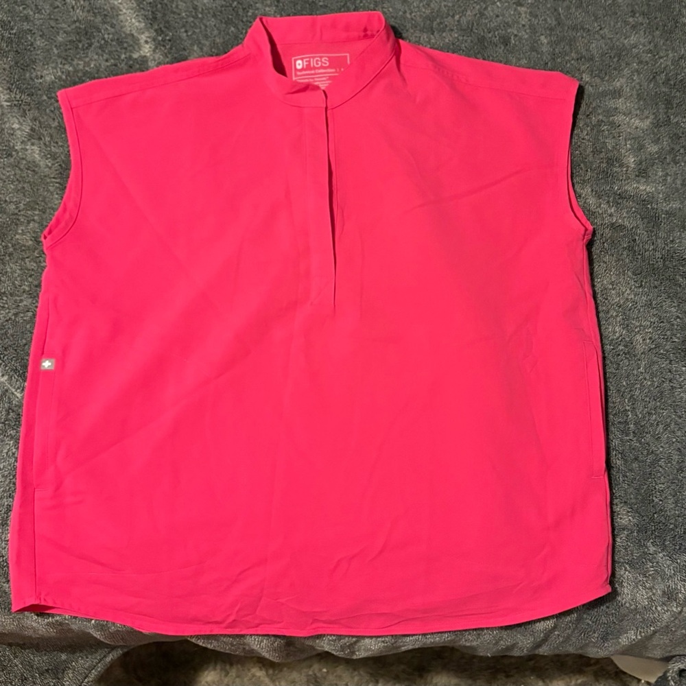 Figs Women's Bright Pink Blouse